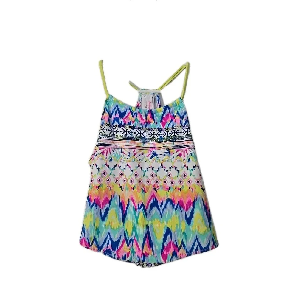 Tommy Bahama Girls Swim Top‎ Size 16 Summer Multicolor